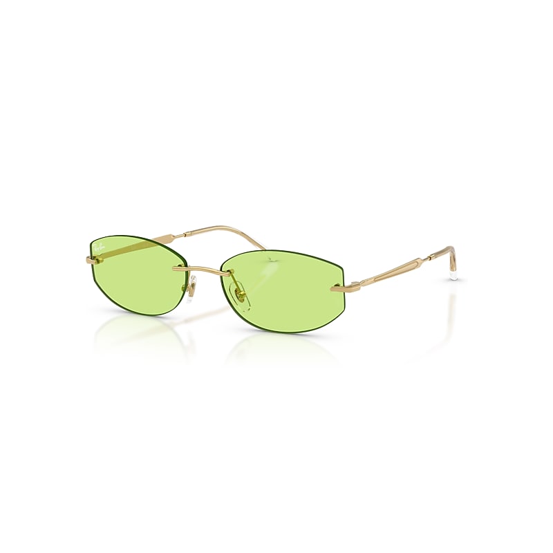 Ray-Ban Unisex Sunglass RB3792 - Frame color: Arista, Lens color: Light Green - Image 4