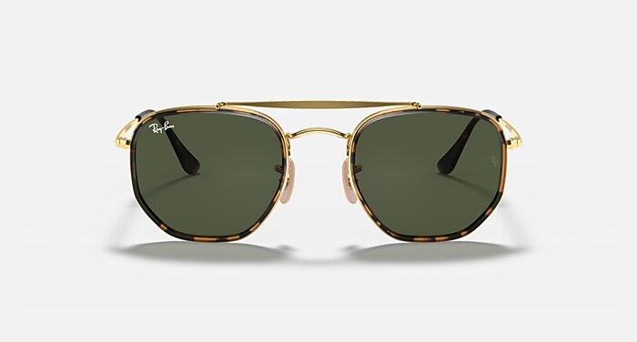 MARSHAL II Sunglasses in Arista Gold and G-15 Green (52-23
