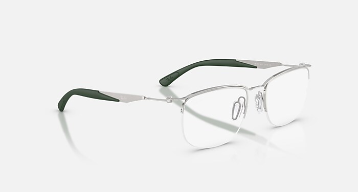 RB7552 OPTICS Eyeglasses with Silver and Clear (52-19) - RB7552
