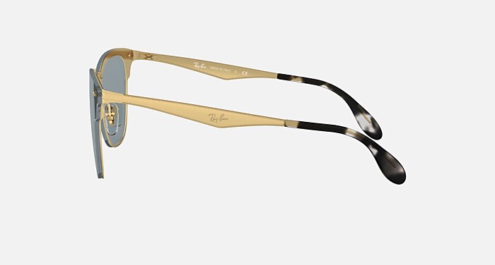 BLAZE CLUBMASTER Sunglasses in Gold and Blue Classic (47-27