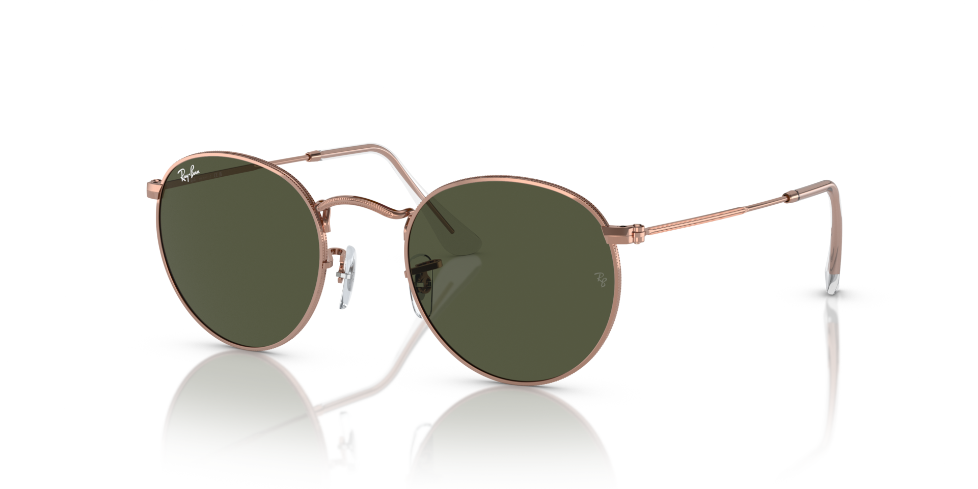 ROUND METAL ROSE GOLD 7