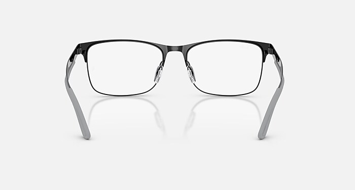 RB7550 OPTICS Eyeglasses with Black and Clear (57-18) - RB7550