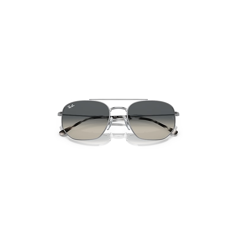 Ray-Ban RB3707 Asian Fit 003/71 Men's Sunglasses Silver Size 54