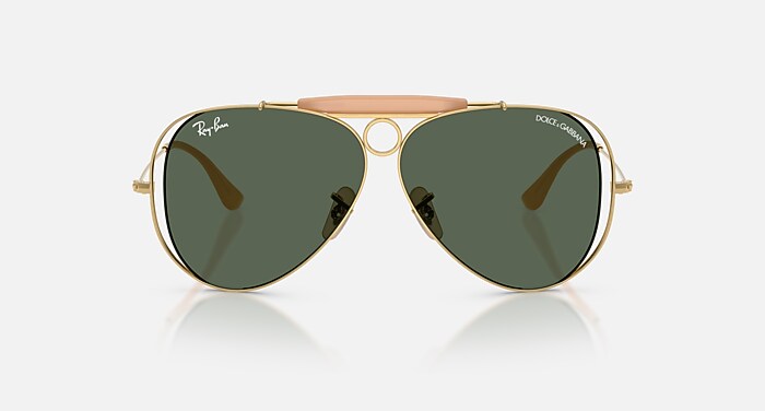 専用❗️Ray Ban DOLCE&GABBANA THE SHOOTER THE SHOOTER BY DOLCE&GABBANA Sunglasses in Arista Gold and Dark