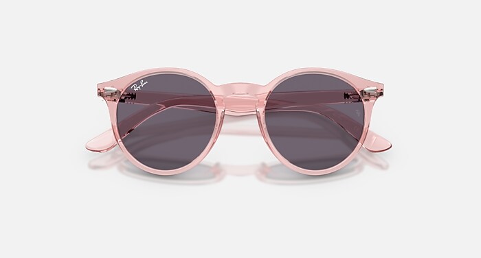 RB9064S KIDS Sunglasses in Transparent Pink and Violet (46-19