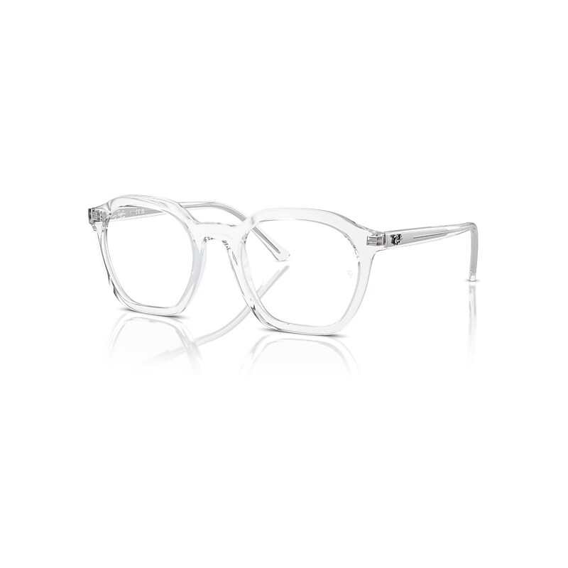 Ray-Ban Eyeglasses Unisex Alice Optics - Transparent Frame Clear Lenses Polarized 50-21