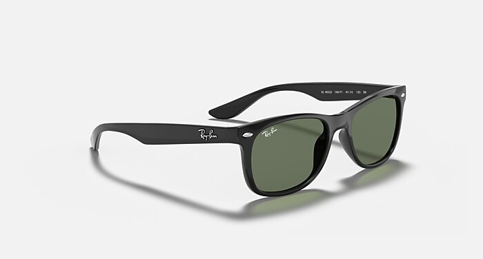 NEW WAYFARER KIDS Sunglasses in Black and Dark Green (47-15
