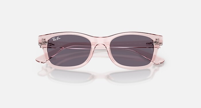 RB9086S KIDS Sunglasses in Transparent Pink and Violet (46-17