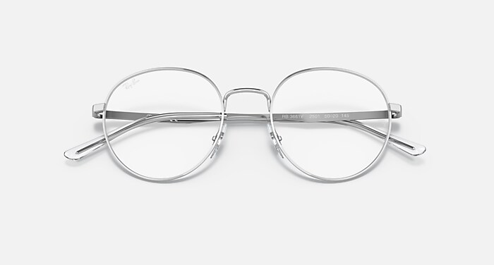 RB3681 OPTICS Eyeglasses with Silver and Clear (50-20) - RB3681V