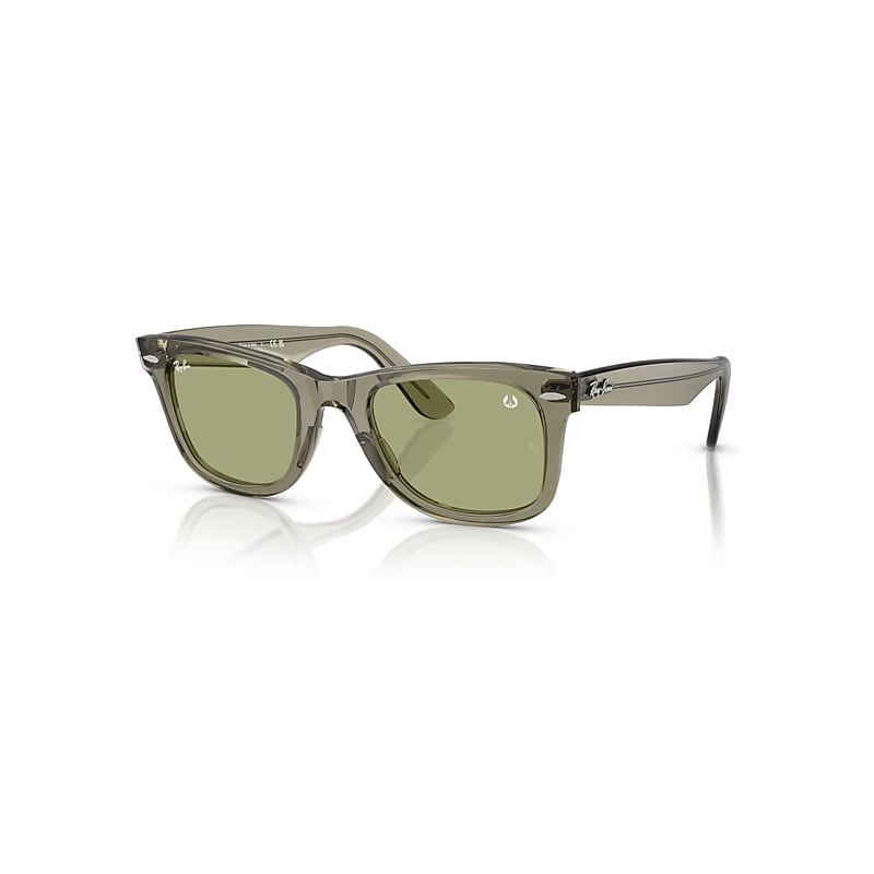 Ray-Ban Unisex Sunglass Ray-Ban Star Wars™ – Master Yoda Wayfarer - Frame color: Transparent Green, Lens color: Bottle Green - Image 5