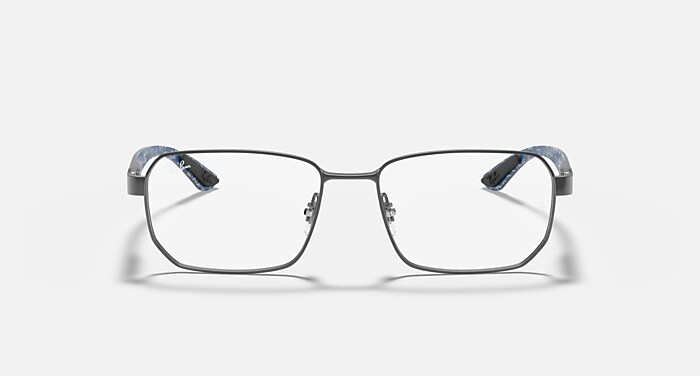 RB8419 OPTICS Polarized Eyeglasses with Gunmetal and Clear (52-17