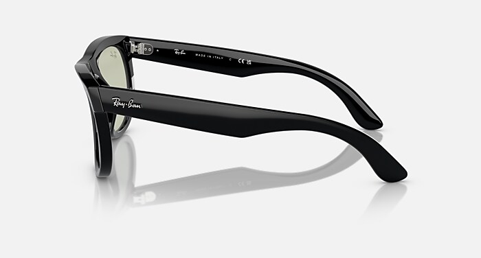 WAYFARER REVERSE サングラス ブラック と ライトグリーン (53-20