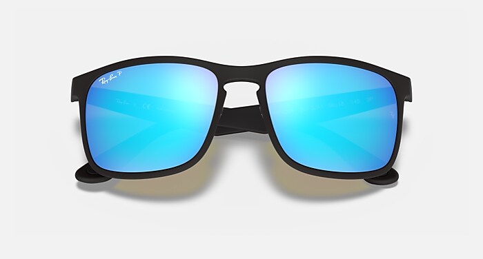 RB4264 POLARIZED+ LENSES Polarized Sunglasses in Black and Blue