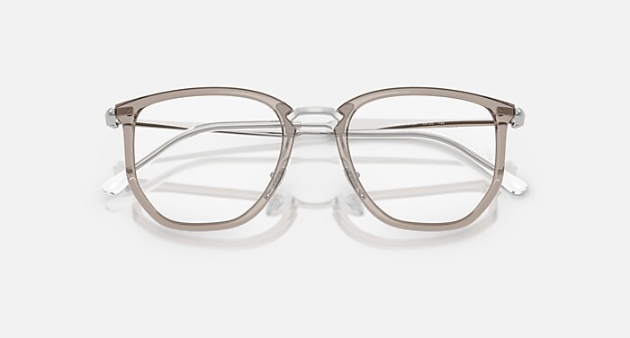 RB4451V OPTICS Eyeglasses with Transparent Grey and Clear (53-20