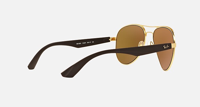 RB3523 Sunglasses in Gold and Copper Mirror (59-17) - RB3523 | Ray