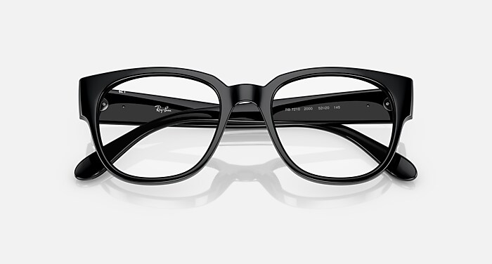 RB7210 OPTICS Eyeglasses with Black and Clear (52-20) - RB7210