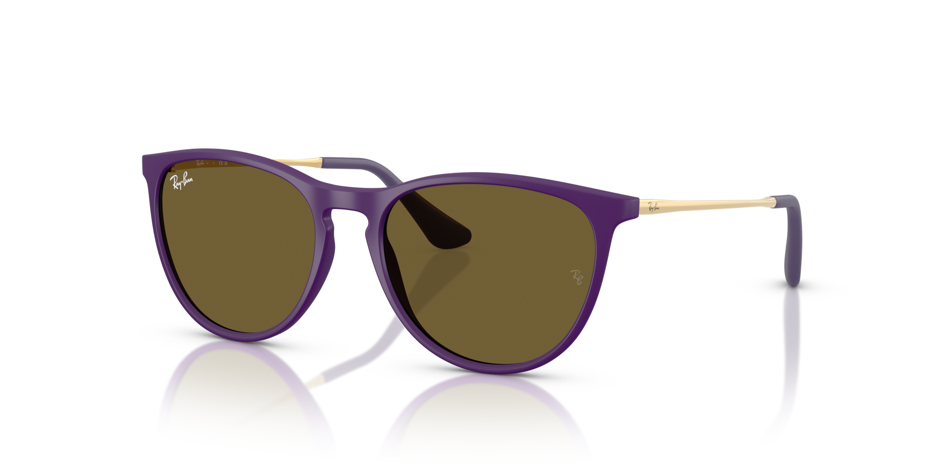 ERIKA KIDS Sunglasses in Rubber Violet and Dark Brown (50-15