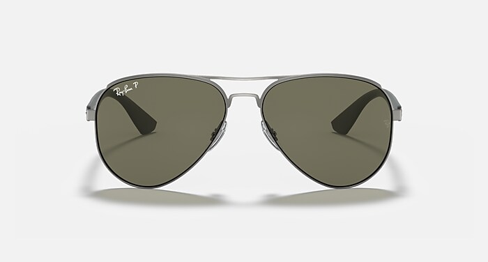RB3523 Polarized Sunglasses in Gunmetal and G-15 Green Polarized
