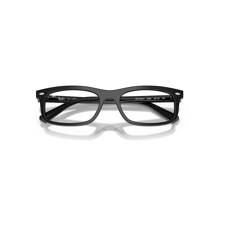 Ray-Ban Rb5450 Optics Optical Black Frame Clear Lenses Polarized 54-19
