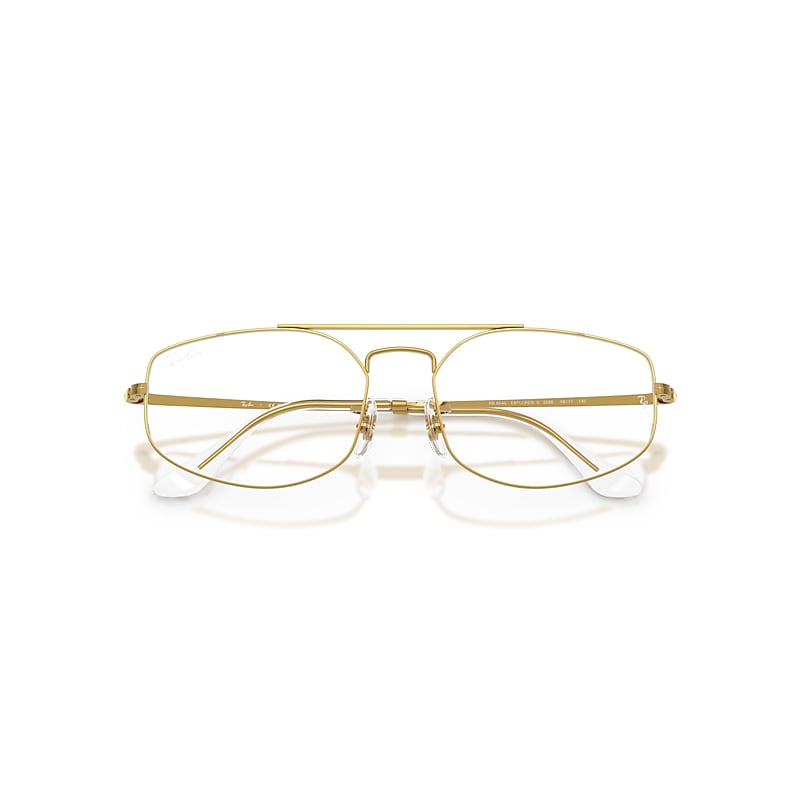 EXPLORER V OPTICS Eyeglasses with Legend Gold and Clear (56-17