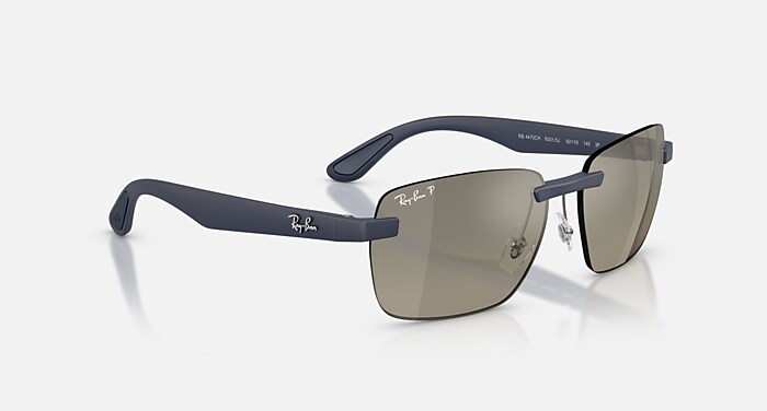 K　レイバン RB4470 POLARIZED+ LENSES Polarized Sunglasses in Sand Dark Blue