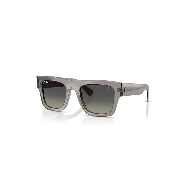 Ray-Ban Sunglasses   Scuderia Ferrari Collection - Transparent Grey Frame Grey Lenses 53-21, RB2217M