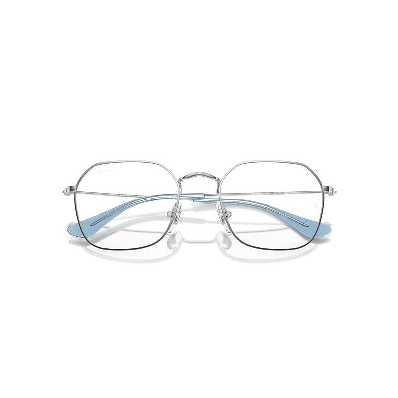 Ray-Ban Rb9594v Optics Kids Optical Silver Frame Clear Lenses Polarized 47-19