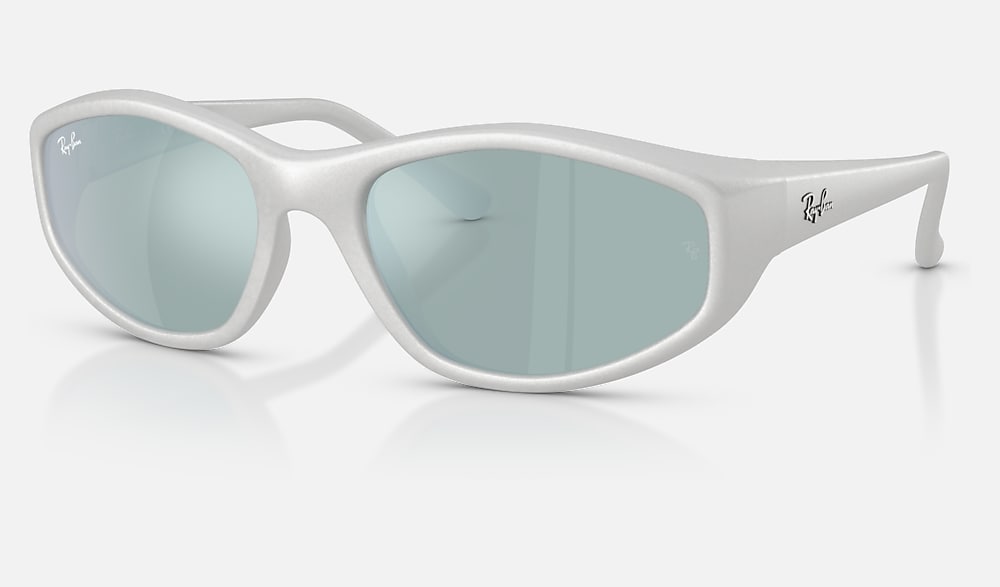 RB2228 Sunglasses in Silver and Light Green Mirror Silver (59-20