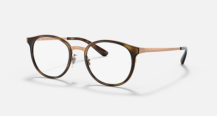RB6372M OPTICS Polarized Eyeglasses with Light Brown and Clear (50