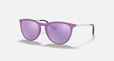 ERIKA KIDS Sunglasses in Rubber Violet and Dark Brown - RB9060S