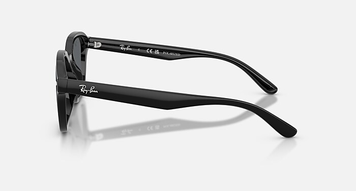 RB4458D Sunglasses in Black and Dark Grey Polarized - RB4458D 