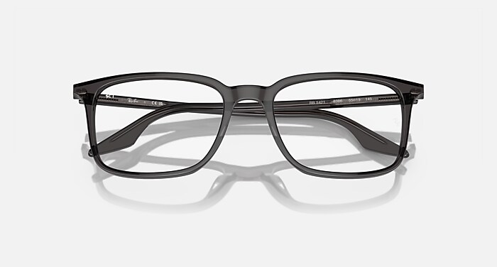 RB5421 OPTICS Eyeglasses with Transparent Black and Clear (53-19