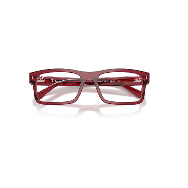 Ray-Ban Rb5435 Optics Optical Transparent Bordeaux Frame Clear Lenses Polarized 54-19