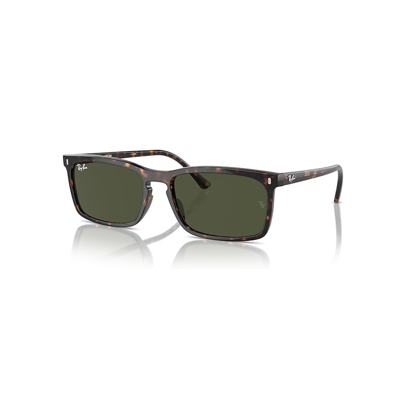 Ray-Ban  Sonnenbrillen Havana Fassung Grün Glas 59-18, RB4435
