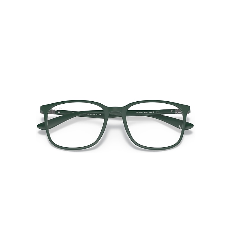 Ray-Ban Rb7199 Optics Liteforce Optical Green Frame Clear Lenses 52-18