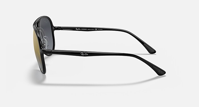 RB4320 POLARIZED+ LENSES Polarized Sunglasses in Black and Blue
