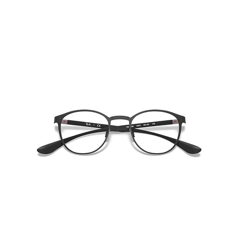 Ray-Ban Rb6355 Optics Eyeglasses Gunmetal Frame Clear Lenses Polarized 52-20