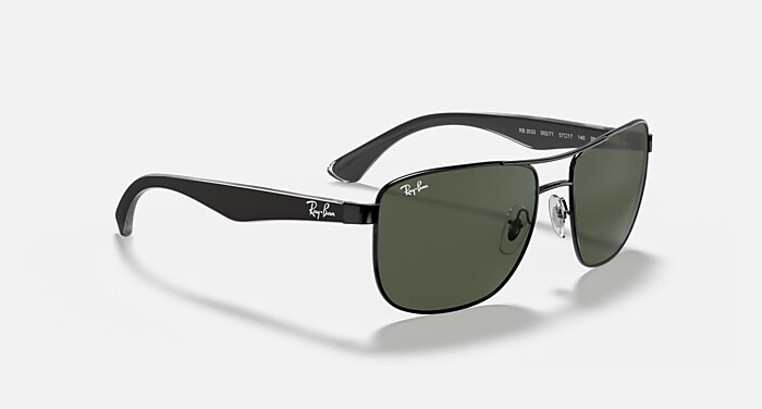 RB3533 Sunglasses in Black and Green (57-17) - RB3533 | Ray-Ban® ASEAN
