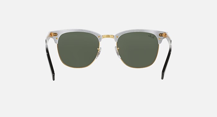 CLUBMASTER ALUMINUM Sunglasses in Silver and Silver Mirror (51-21