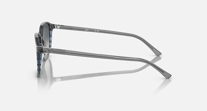 LEONARD Sunglasses in Striped Grey & Blue and Grey (55-18
