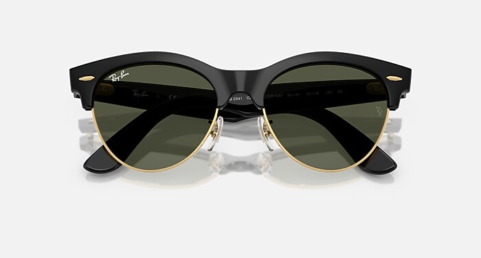 CLUBMASTER WAY Sunglasses in Black On Gold and Green (54-19  display picture 1