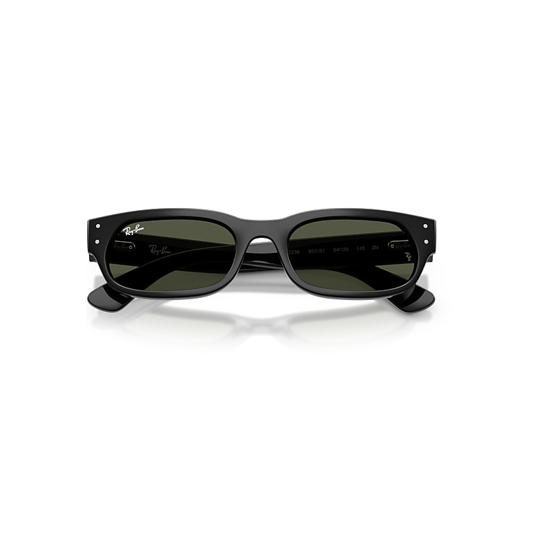 Ray-Ban Rb2236 Sunglasses Black Frame Green Lenses 54-20