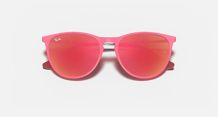 ERIKA KIDS Sunglasses in Fuchsia Fluo and Brown/Orange (50-15