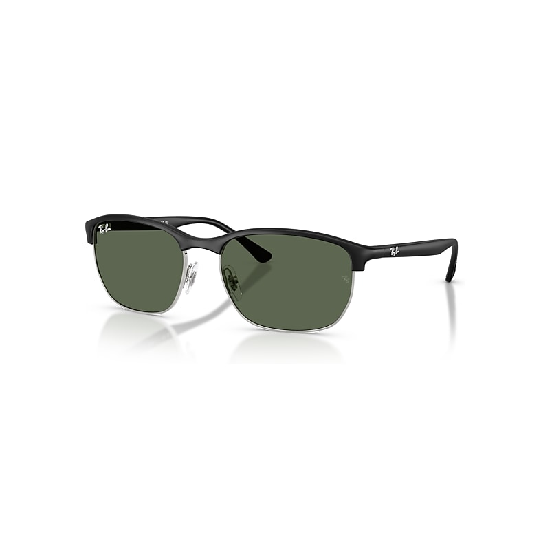 Ray-Ban Sunglasses   Liteforce - Sand Black Frame Green Lenses 59-18, RB4469
