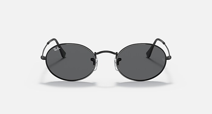 レイバン公式ストア】 Ray-Ban® OVAL METAL サングラス | ブラック X 