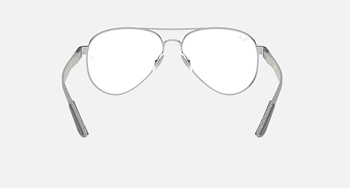 RB8420 Eyeglasses with Silver and Clear (58-14) - RB8420 | Ray-Ban