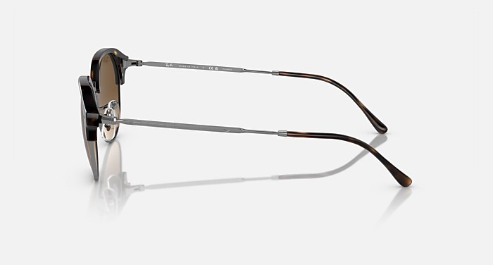 RB4429 Sunglasses in Havana On Gunmetal and Brown Polarized