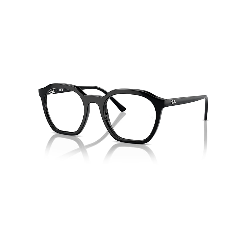 Ray-Ban Eyeglasses  Alice Optics - Black Frame Clear Lenses Polarized 52-21, RX7238