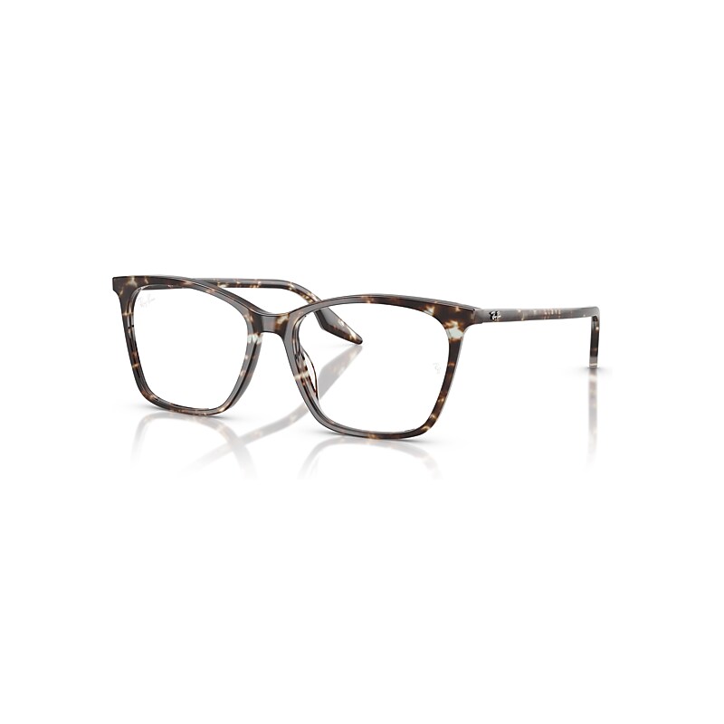 Ray-Ban Eyeglasses Women's Rb5422 Optics - Havana Yellow Tortoiseshell Frame Clear Lenses Polarized 54-16, RX5422