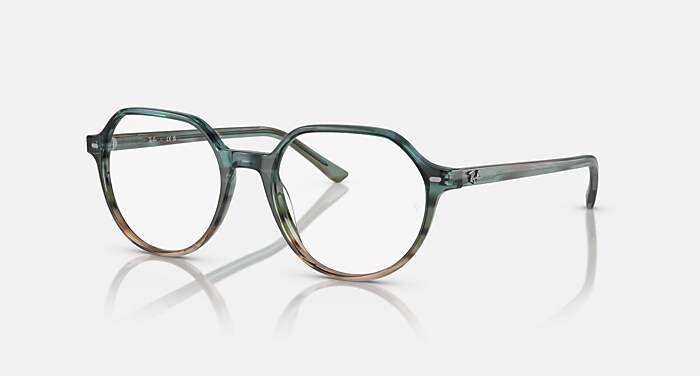 THALIA OPTICS Eyeglasses with Striped Blue & Green Frame - RB5395
